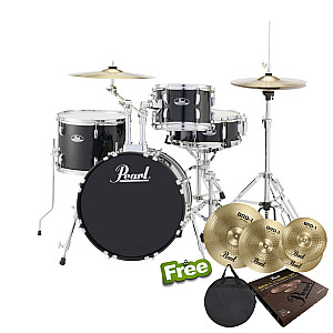 Pearl Roadshow RS584B/C 4-Piece Drum Set + Cymbals Pearl BRD 1